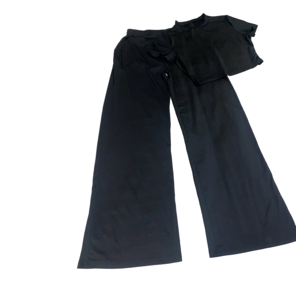 Black medium pants set